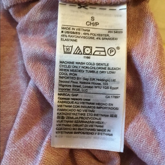 GAP Pink Ruffle Tank, Size S - Picture 2 of 5